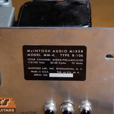 McIntosh MM-4 Microphone Mixer 1950s - Silver image 9