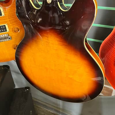 Epiphone Sheraton II Vintage Sunburst 2004 Semi-Hollow Electric Guitar image 12