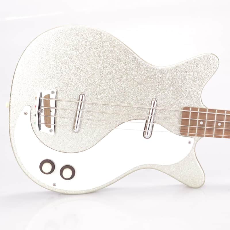 90s Danelectro '59 DC Long Scale 4-String Sparkle Bass Wendy & Lisa #37081 image 1