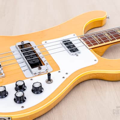 1982 Rickenbacker 4003 Vintage Neck Through Bass Mapleglo w/ Case image 6