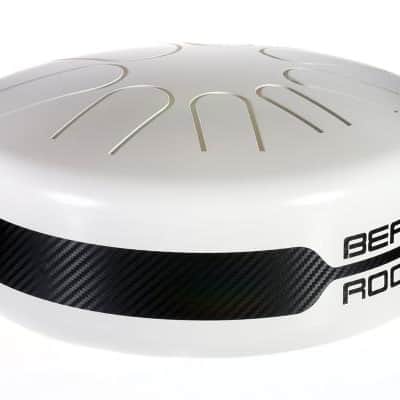 Beat Root Tongue Drum With Built In Pickup White/ Black with mallets image 2