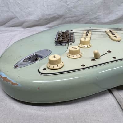 Fender USA Custom Shop Limited Edition WW10-'59 Wildwood 10-59 Stratocaster Relic Guitar with Case 2008 - Faded Sonic Blue / Brazilian Rosewood fingerboard image 17