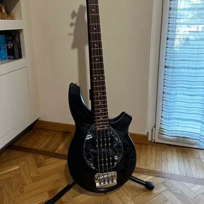 Ernie Ball Music Man Bongo 4 HH + Piezo 2003 - Sapphire Black image 2
