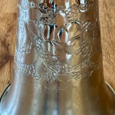 Vintage Aluminum Floral Darkuba Hand Drum 12" Read Description image 7