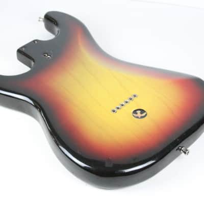 1978 Vintage Fender Stratocaster Sunburst 3-Bolt Hardtail BODY 4.9 lbs STRAT USA 1970s image 11