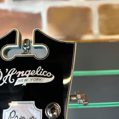 D'Angelico Premier EXL-1 Ocean Turquoise 2018 Hollow Body Electric Guitar image 8