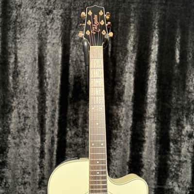 Takamine GD37CE Gloss Pearl White image 5