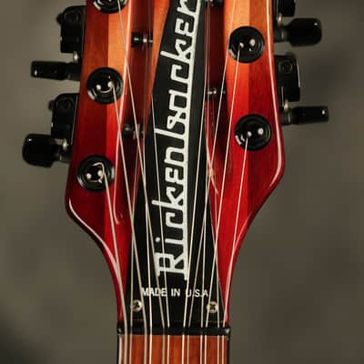 1995 Rickenbacker 360/12 string BT Fireglo w/BLACK hardware + binding!!! image 3