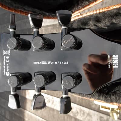 ESP LTD EC-1000T Black Natural Burst 2021 made in Korea with hard case image 8