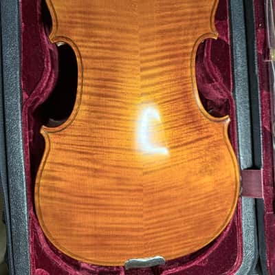 Immagine 1996 Erich Werner 4/4 Violin – Bubenreuth Germany 1996 Erich Werner 4/4 Violin – Bubenreuth Germany – Bow & Fitted Case 1996 - Warm Amber Varnish - 4
