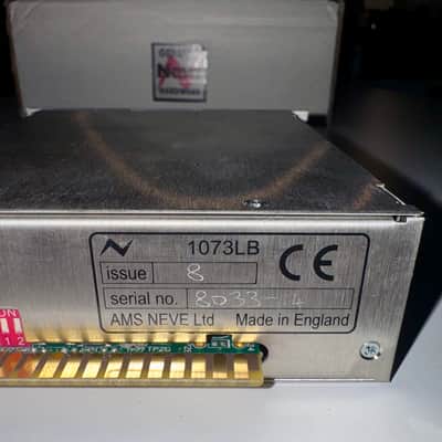 AMS Neve 1073LB 500 Series Mic Preamp Module 2010s - Blue image 7