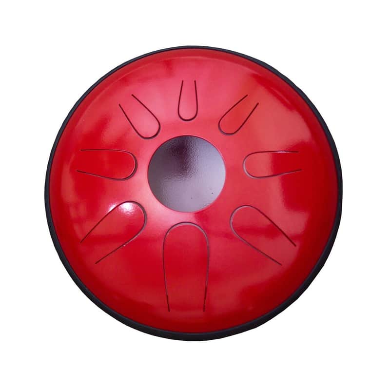 Idiopan Domina 12-Inch Tunable Steel Tongue Drum - Cherry Red image 1