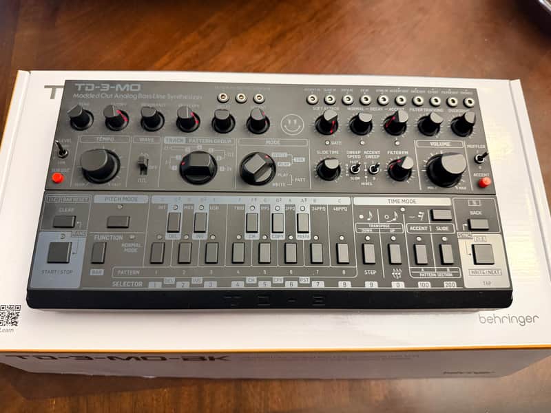 Behringer TD-3-MO-BK Modded Out Analog Bass Synthesizer image 1