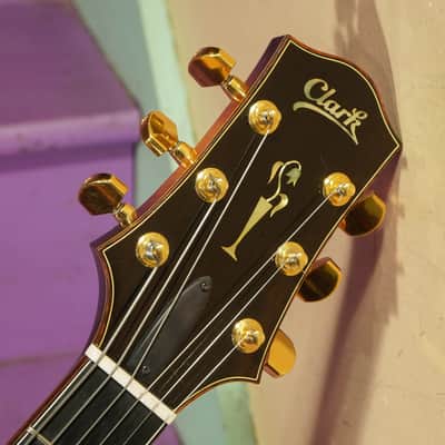 2011 Austin Clark 17AT Carved Electrified Archtop Guitar (VIDEO! Fresh Work, Ready) image 3
