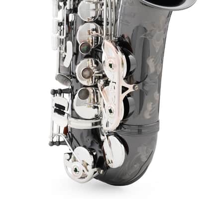 P. Mauriat PMSA-500BX "Black Pearl" Alto Saxophone - Black Nickel Plated with Silver Plated Keys image 1