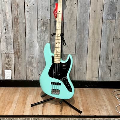 Fender American Performer Jazz Bass - Satin Surf Green with Maple Fingerboard, Help Support Small Business & Buy it Here ! image 16