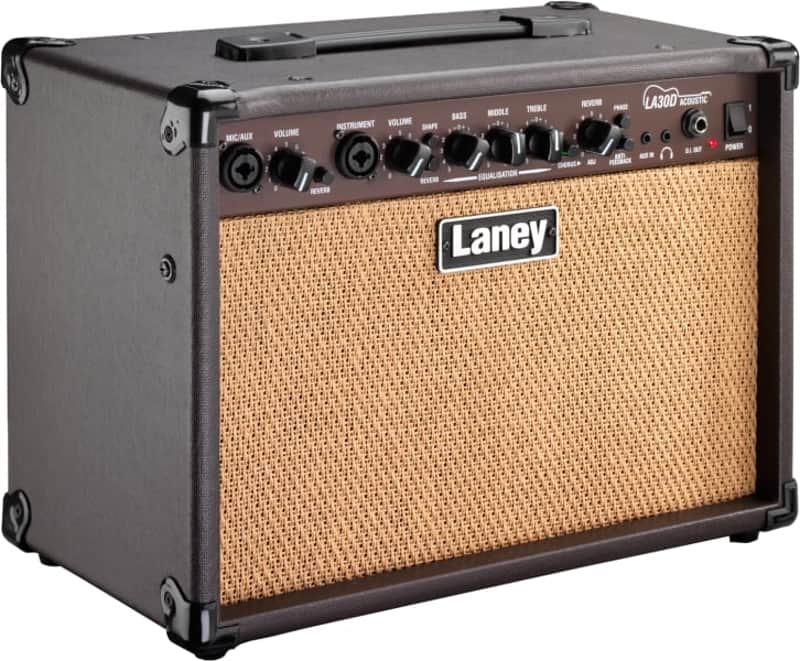 Laney LA30D 30W Dual-Channel Acoustic Guitar Combo Amp With Reverb Anti-Feedback and Dual 6.5" Speakers image 1