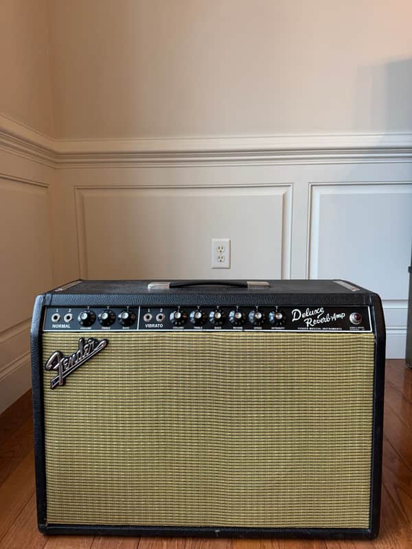 1967 Fender Deluxe Reverb Blackface image 1