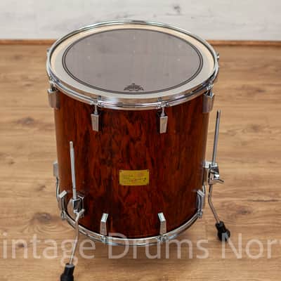 Rare Sonor Signature African Bubinga Heavy HLFT 18 – 18x19 Floor Tom – 1980s image 2