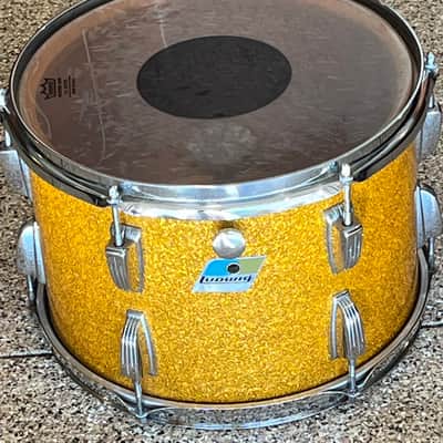 1970 LUDWIG Gold Sparkle Drum Set - Complete Set in Excellent Condition image 7