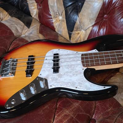 ESP Jazz Bass J-Four Sunburst Ex-Artist Studio Pro Bass Guitar MIJ Japan image 8