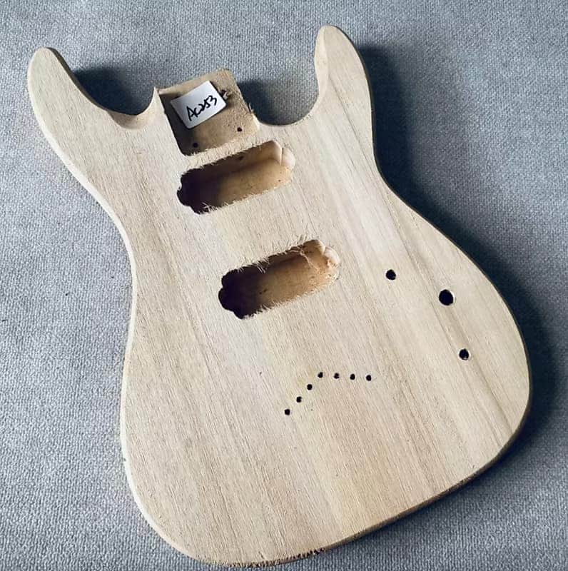 Unfinished Basswood 7 String DIY Guitar Body image 1