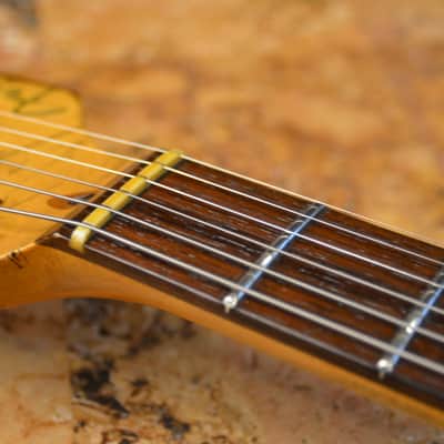 American Fender Stratocaster Relic Nitro Surf Green Custom ShopTexas Specials image 6
