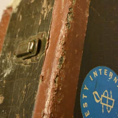 c.1960's Guild Dreadnought Hardshell Case Faux Alligator image 7