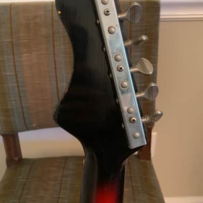 Silvertone 1452 Hornet 1960s redburst image 6