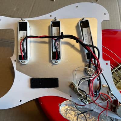 Fender Custom build partscaster 2012 - Fiesta Red image 20