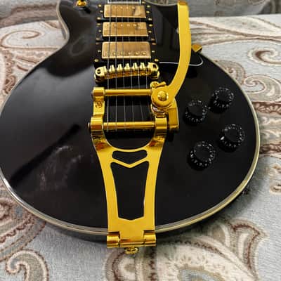2024 Firefly FFSP pro locking tuners roller bridge Reverend Soft Touch trem spring upgrade Triple Pickup Les Paul Style Black Beauty image 1