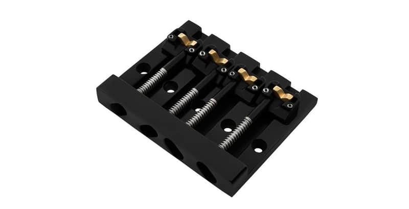 Hipshot KickAss Bass Bridge - Black image 1