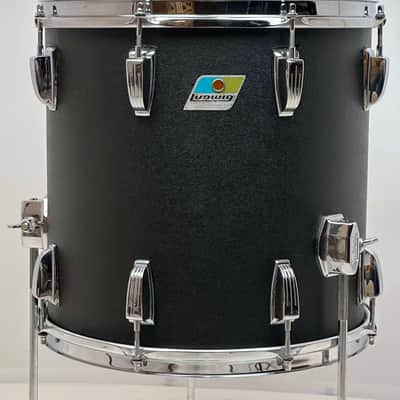 Ludwig 18/12/14" VIDEO Vintage 70's Jazzette Drum Set - Black Panther image 18