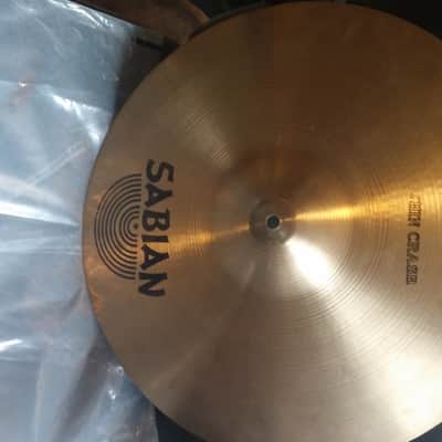 VINTAGE SABIAN 18" THIN CRASH EARLY 80S BEAUTIFUL ORIGINAL INK STAMPS Sounds Great ! 1325 G image 4