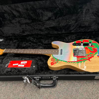 Fender Artist Series Jimmy Page Telecaster with Rosewood Fretboard -Natural with Dragon Graphic image 2