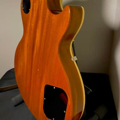 Left Handed 1950s Les Paul Standard Goldtop Electric Guitar image 11