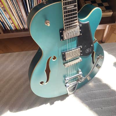 Reverend Pete Anderson PA-1 Custom HB 2010s - Satin Deep Sea Blue image 4