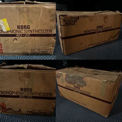 Korg MS-20 mk2 classic monosynth 1982 excellent condition in box with manuals and original leads image 25