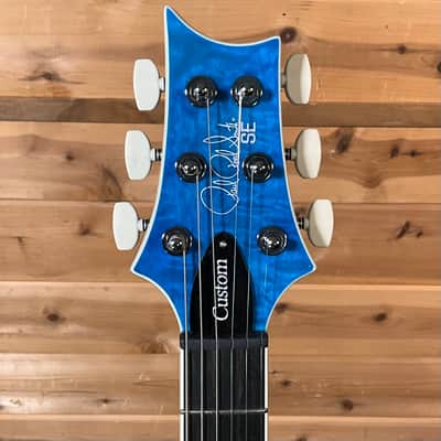 PRS SE Custom 24-08 Quilt Package Electric Guitar - Lake Blue image 3