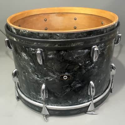 Vintage 1962 Slingerland Chicago Niles USA American Bass Drum 14x20 Black Diamond Pearl Limited Edition Gene Krupa image 23