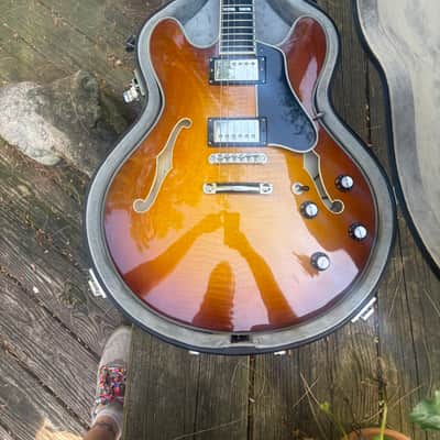 Eastman T486-GB Thinline Archtop Stop-Bar 2023 - Present - Goldburst image 4