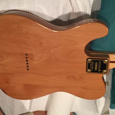 Samick Artist Series Thinline Hollow Telecaster copy TO-0345 1980's Natural Ash with Maple Neck and image 8