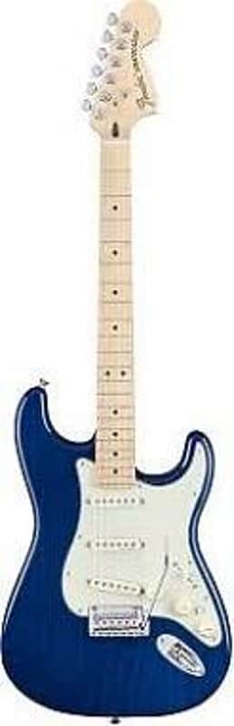 fender deluxe stratocaster sapphire blue transparent image 1