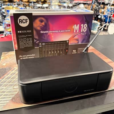 RCF M18 Digital Mixer with Integrated Effects 2010s - Black image 1