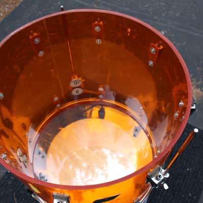 Ludwig Vistalite Toms 70's Amber image 6