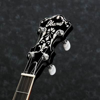 Ibanez Model B200 5-String Closed Back Banjo, Mahogany Gloss Resonator image 7