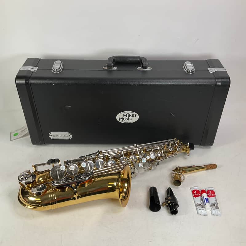 Jupiter JAS-769-II Alto Saxophone Gold Lacquer with Hard Case image 1