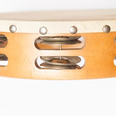 Rare 1950's double-row WFL (Ludwig) Professional Tambourine No. 95A image 7