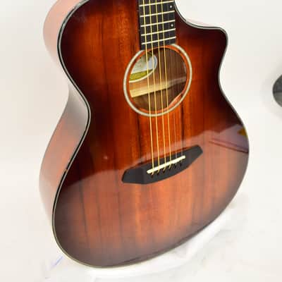 2019 Breedlove Pursuit EX Concert CE MM Acoustic Electric Guitar, Bourbon Burst image 2