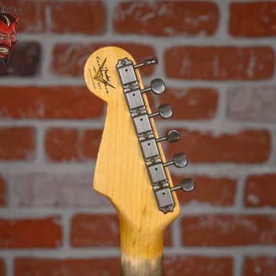 Fender Custom Shop 30th Anniversary 1960 Stratocaster Heavy Relic #56 Summer Event Limited Edition Super Faded Aged Sonic Blue 2017 w/OHSC image 13